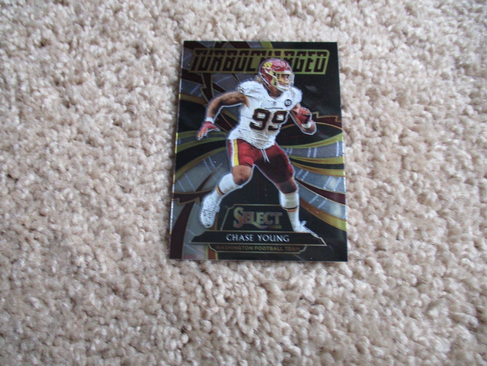 Chase Young 2020 Panini Select Turbocharged RC #T22