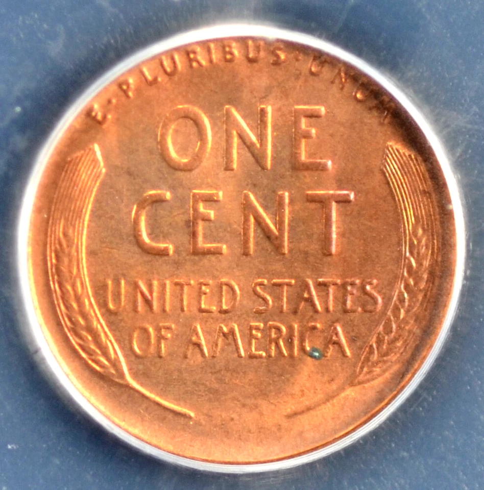 1929-S 1C ICG MS65RD  Lincoln Cent (Wheat Reverse) RARE SEMI KEY COIN CHOICE/GEM - Image 3 of 4