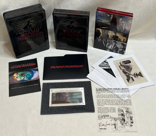 BLADE RUNNER : Coffret Steelbook collector ultime de 5 disques en très bon état (GRATUIT UK P&P)
