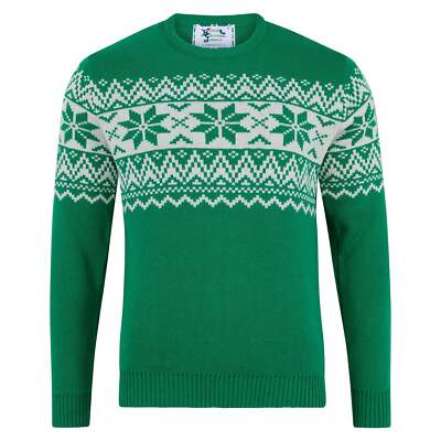 British Christmas Jumpers Nordic Fairisle Men's Eco Christmas
