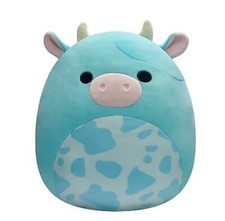Squishmallow Tuluck 16" Blue Cow Easter 2023 Ultra Rare Tag Brand New Ships Fast
