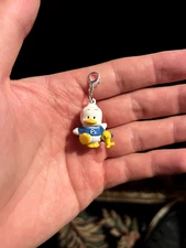 Vintage Sanrio Characters Pekkle Rare Mini Charm Zip Pull
