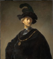 Rembrandt - Old Man with a Gold Chain Giclee Fine Art Print on Canvas 48"