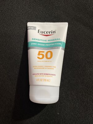Eucerin Sensitive Mineral Lightweight Sunscreen Lotion SPF 50 4 fl oz