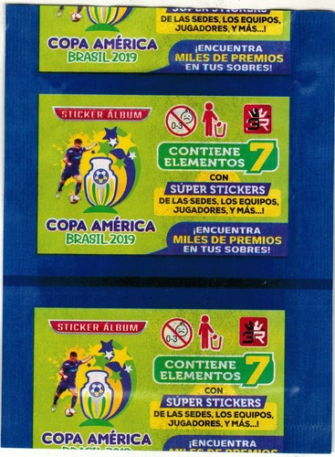 Peru 2019 3Reyes Conmebol Brazil Copa America Sticker Soccer pack - Picture 2 of 2