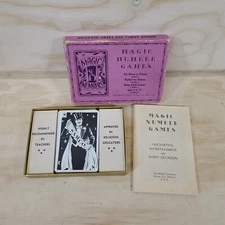 Vintage Magic Number Games, Dyco Publishing Co. School Teacher 