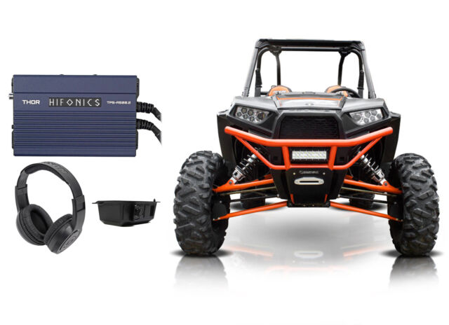Hifonics TPS-A500.2 500w 2Ch Amp+Bluetooth Control+Headphones 4 RZR/ATV/UTV/Cart Hifonics TPS-A500.2 500w 2Ch Amp+Bluetooth Control+Headphones 4 RZR/ATV/UTV/Cart