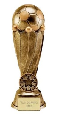 TURM FUSSBALL POKAL - MANNSCHAFTSPREISE - KOSTENLOSE GRAVUR - 4 FARBEN
