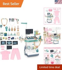 Doctor Kit for Toddlers 3-5, Kids Doctor Playset Toys, Pretend Station Set wi...