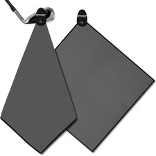 Magnetic Golf Towel - Ultra-Absorbent with Waffle Weave Microfiber Removable M