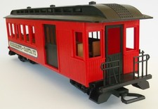 Timpo Wild West Train - Prairie Rocket - Coach - Bullion Car - w Figure - O