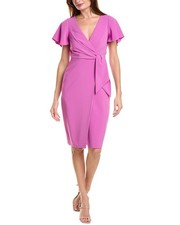 Elie Tahari Faux Wrap Dress Women's