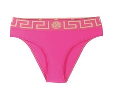 Versace Greca Border Bikini Bottom Size 5 Pink Fuchsia