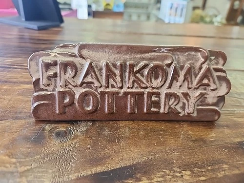 Frankoma Pottery Display Sign Peice