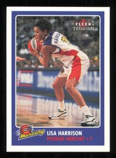 2001 Fleer WNBA #117 Lisa Harrison  Basketball MERCURY NM-MT