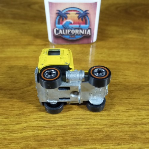Vintage Hot Wheels Mountain Mining Redline Road King Truck Yellow Hong Kong 1974 - Picture 12 of 19