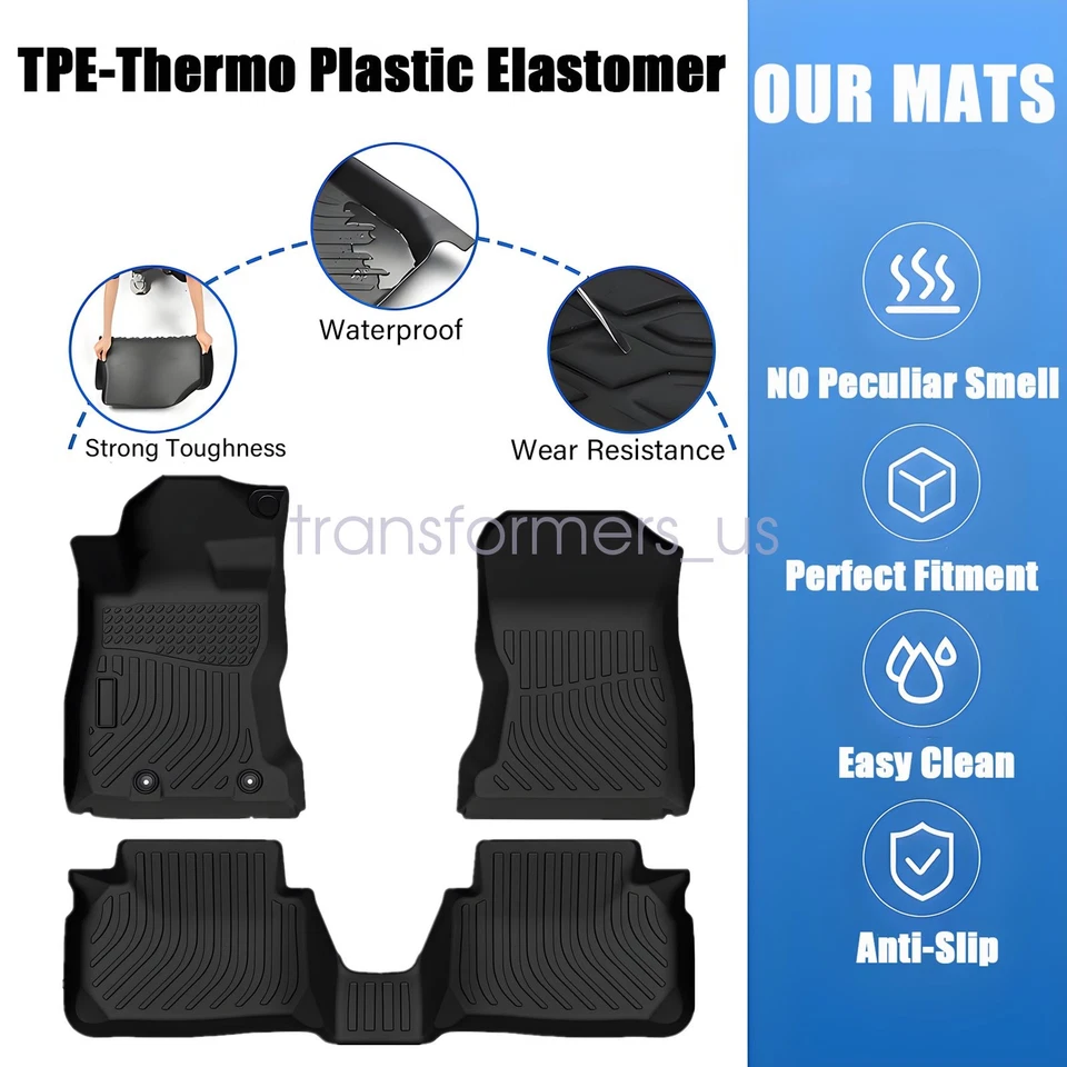 Juego completo de alfombrillas TPE para 2022 2023 2024 2025 Subaru WRX nuevas de alta resistencia Foto 3 de 4