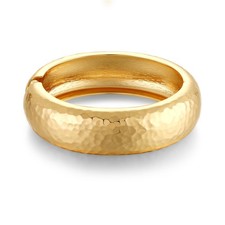 Chunky Gold Bangles Bracelet for Women Trendy Statement Bracelet Simple Gold Jew