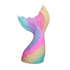 1 Pz Salvadanaio A Forma di Coda di Pesce con Sirena , Regalo per3207