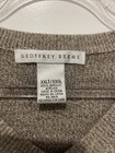 Geoffrey Beene size XXLT Men’s Tan V-neck Pullover Knit Sweater — photo 3