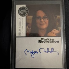 MEGAN MULLALLY 2013 Press Pass Parks & Recreation AUTO AUTOGRAPH