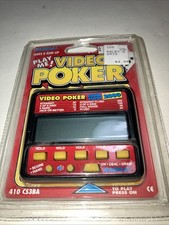 New Radica Video Poker 410 CS3BA Electronic Handheld Game Vintage