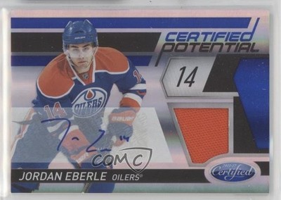2011-12 Certified Potential Material Signatures 50/50 Jordan Eberle #2 Auto g3b