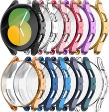 12-Pack Soft TPU Bumper Case for Samsung Galaxy Watch 4/5 40mm Screen Protector