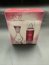 Paris Hilton Can Can Gift Set Women, 2 Piece 1.7oz EDP, 4.2oz Mist Distressed
