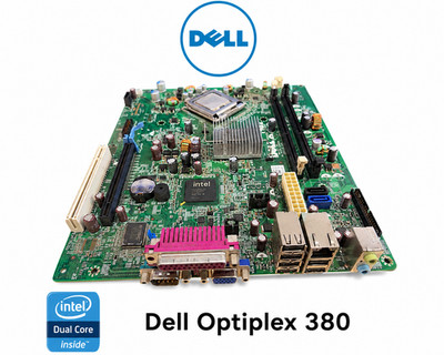 Dell OptiPlex 380 SFF 0R64DJ Mainboard Sockel 775 DDR3 + Pentium E2200 OK