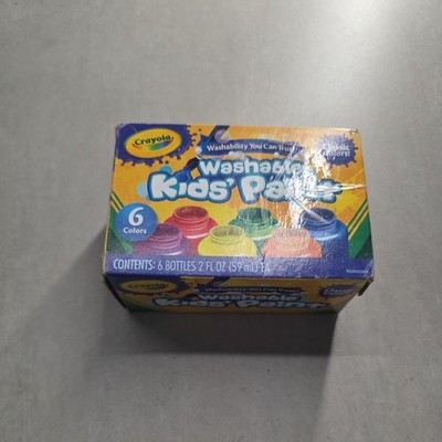 Plakatfarben Abwaschbare Schulplakatfarben für Kinder Paint Crayola 6 Farben neu
