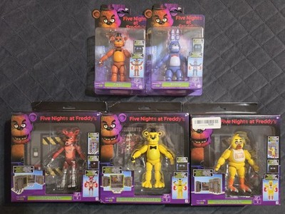 NEW Five Nights at Freddy's Jazwares World of FNAF Office 5 PACK