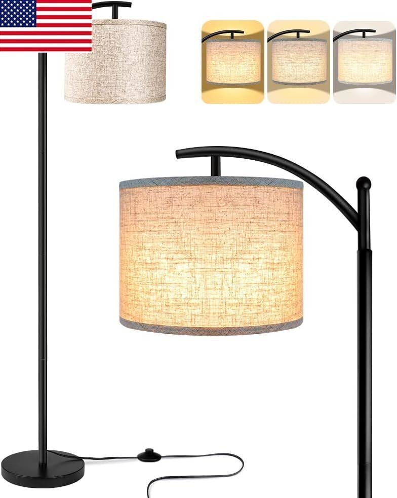 3-Tone LED Touch Floor Lamp for Living Room - Energy Efficient Lighting-image