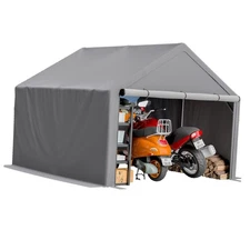 10x10ft Outdoor Storage Shed, All-Weather Garden Shelter with Waterproof