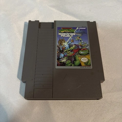 Teenage Mutant Ninja Turtles III: The Manhattan Project NES, 1992 Authentic Cart