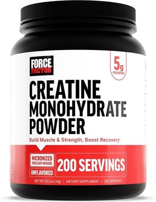 Unflavored Creatine Monohydrate Powder - 5g Dosage for Faster Recovery & Energy