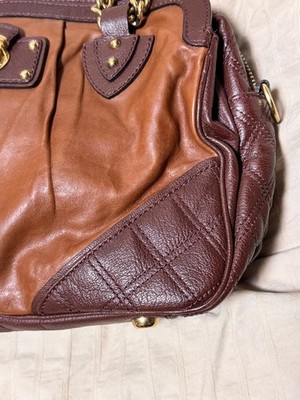 Marc Jacobs Y2K Quilted Shoulder Bag Brown Archive Authentic 