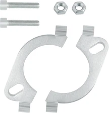 3 Inch Split Flange Repair Kit with 2 Bolts,Carbon Steel Flat Oval Exhaust Flang