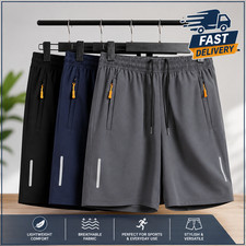 Men's Basketball Shorts Gym Running Sports Swim Board Shorts Jogging Training UK