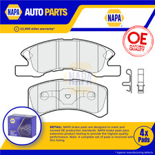 Brake Pads Set fits MITSUBISHI MIRAGE A03A 1.2 Front 2012 on 3A92 NAPA 4605B005