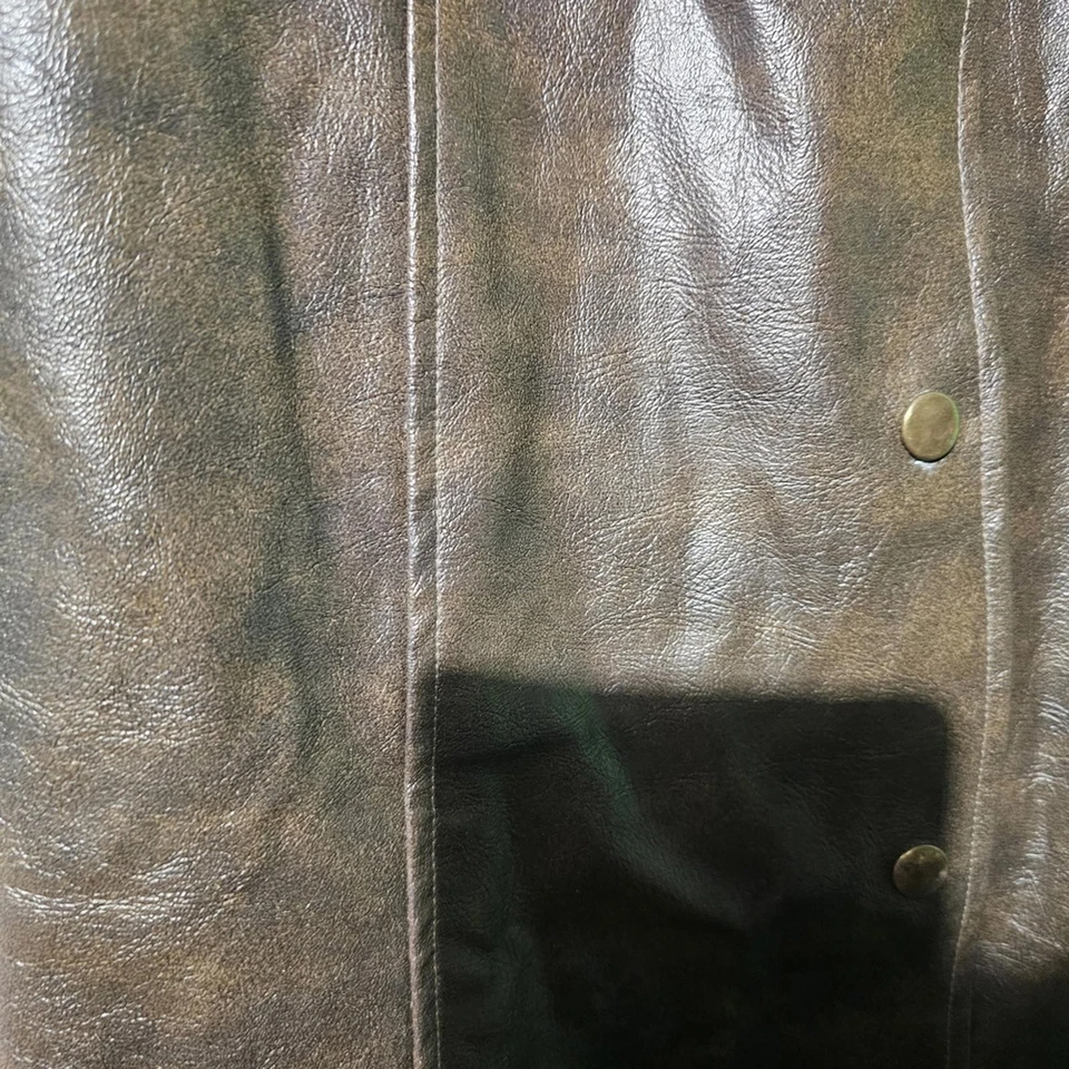 ВИНТАЖНЫЙ кожаный жилет Bryant 9 Ltd от Susie б/у в отличном состоянии - маленький PTP 18 - Изображение 4 из 4