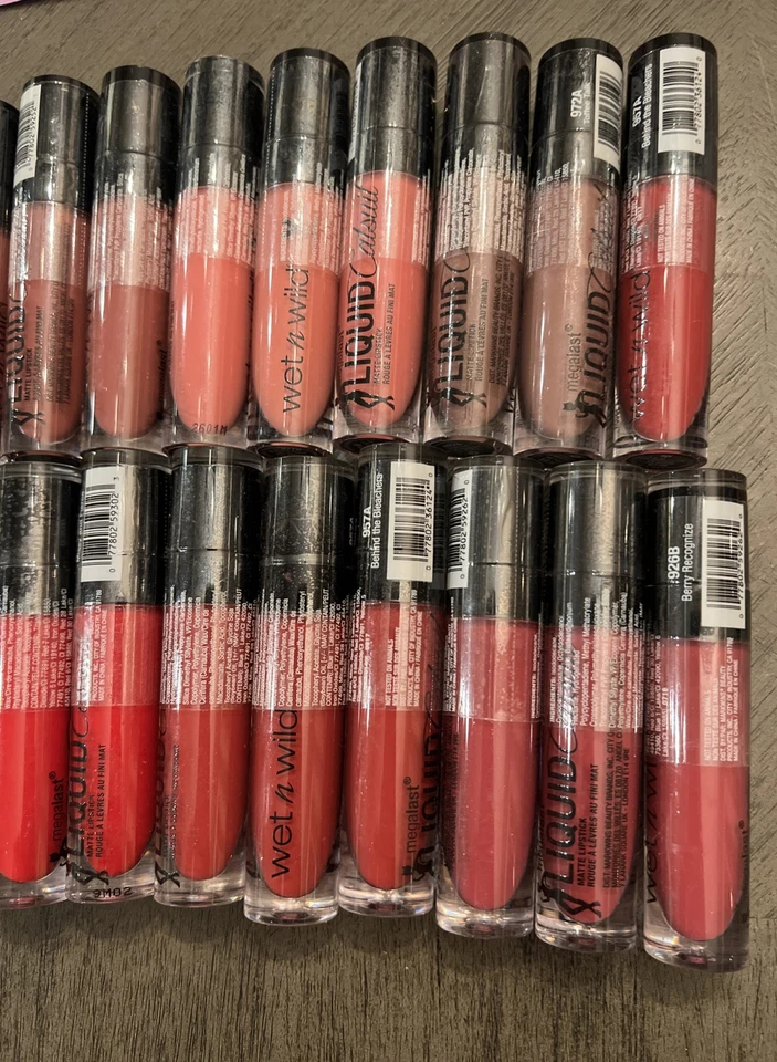 Lot of 20~Wet n Wild Megalast Catsuit Matte Liquid Lipstick~Mixed Shades~New - Image 4 of 4