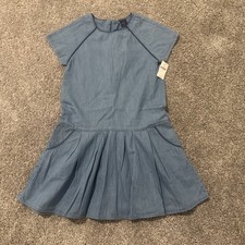 GapKids Blue Zip Up T Shirt Size Flare Skirt S Girls Dress