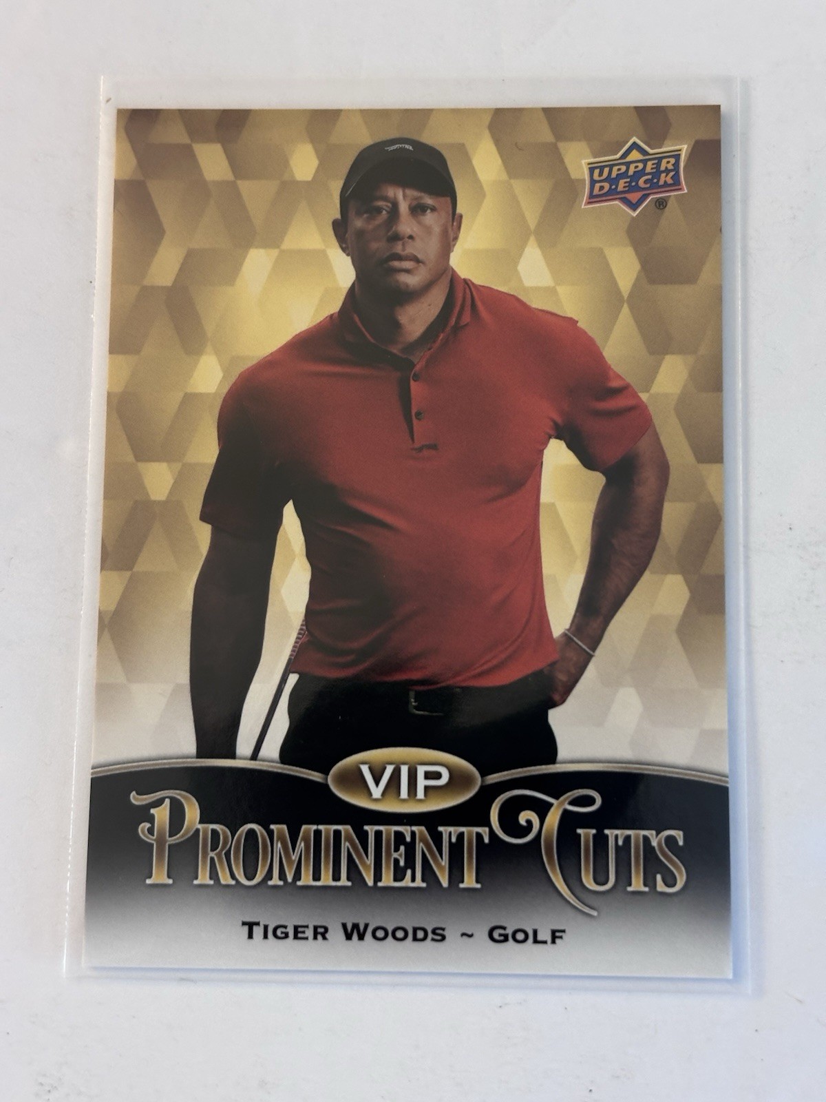 Tiger Woods 2024 Upper Deck Prominent Cuts Card National NSCC VIP Promo VIP-2