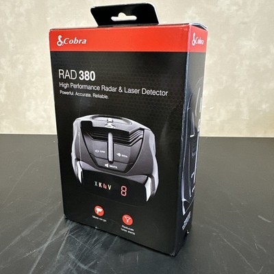 Cobra RAD 380 Laser Radar Detector Long Range Detection, Black