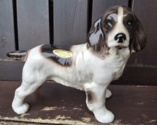 Spaniel Dog Figurine by Staffordshire Token Pottery