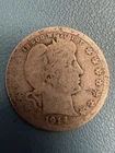 1914 25C BARBER SILVER QUARTER DOLLAR