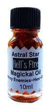 Hell's Fire Magickal Oil Destroy Enemies Evil Demons Negativity Ritual