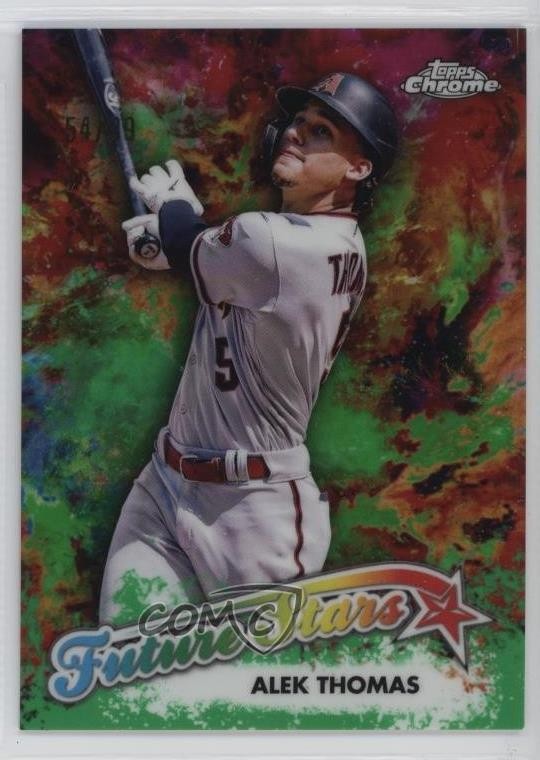 2023 Topps Chrome Future Stars Green Refractor 54/99 Alek Thomas #FS-4 1k9k