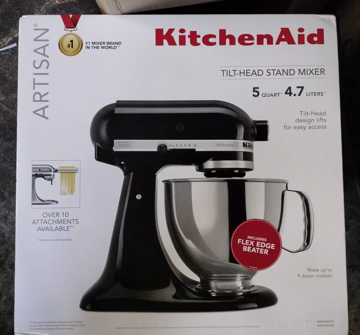  KitchenAid 5-Quart Tilt Head Stand Mixer With Flex